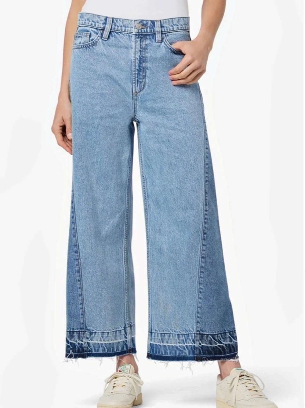 JOES Pieced Ankle HANNAH  Wide Leg Jeans Size 28 inseam 26” high rise 59